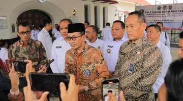 Sinergi Pemkab dan Lapas Pamekasan, Peletakan Batu Pertama Gedung Pelayanan Publik Resmi Dimulai