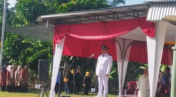 Pelaksanaan Upacara Peringatan HUT Ke-80 RI di Desa Puo Raya Berlangsung Khidmat