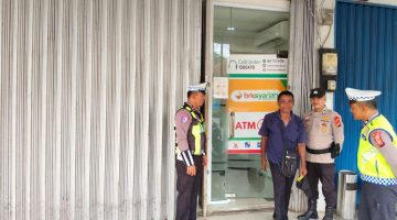 Personel Pos Pam Simpang TB Tandun Intensifkan Patroli, Situasi Lalu Lintas Aman dan Terkendali